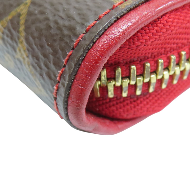 棕色 原花帆布 拉鍊長夾 M61854【LOUIS VUITTON LV 路易威登】 M61854-13