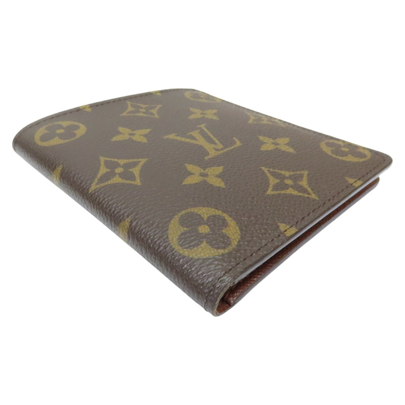 棕色 原花帆布 兩折短夾 M60883【LOUIS VUITTON LV 路易威登】 M60883-2