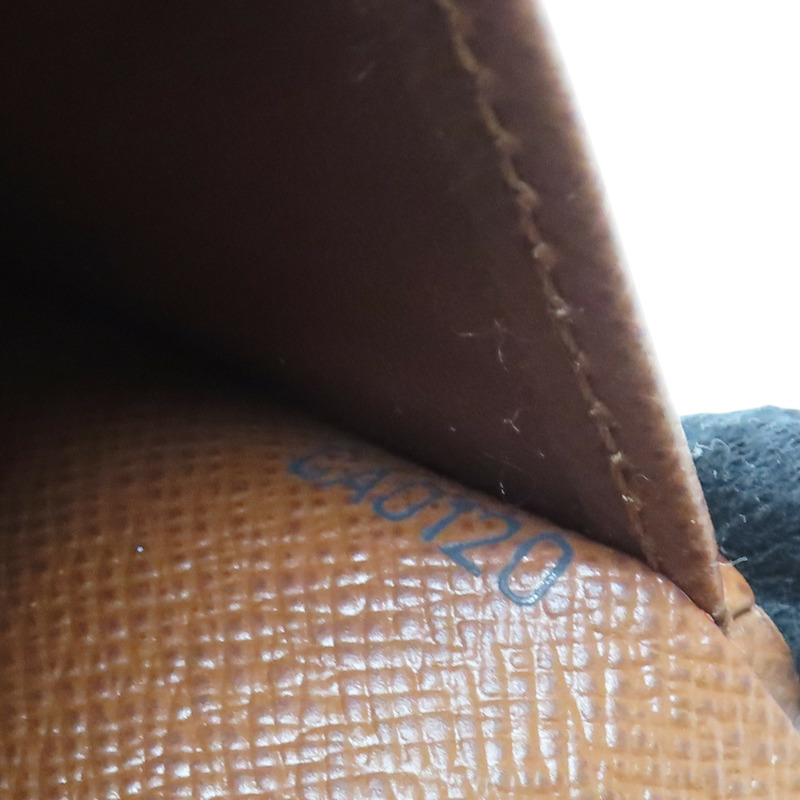 棕色 原花帆布 兩折短夾 M60883【LOUIS VUITTON LV 路易威登】 M60883-7