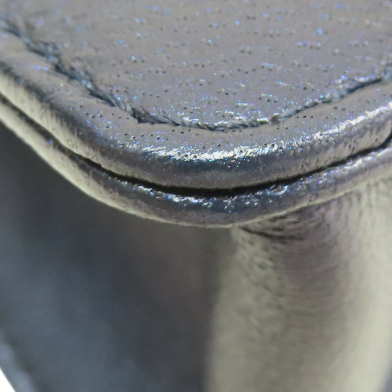 藍色牛皮 Pearl Flap 肩背包【CHANEL 香奈兒】-12