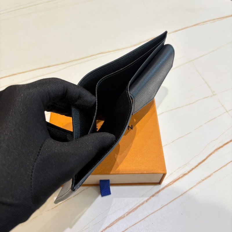 *SHIHNA名牌精品* LV 經典黑老花 MARCO系列 Eclipse帆布摺疊短夾-7