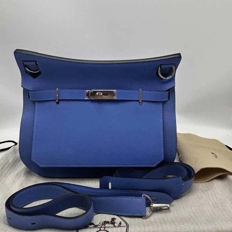 HERMES 銀扣吉普賽28肩背斜背包28*22*12 98新配件塵袋-0