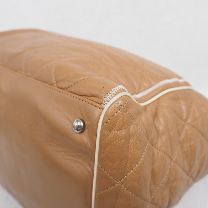 CHANEL 2.55 奶茶 Totebag-9