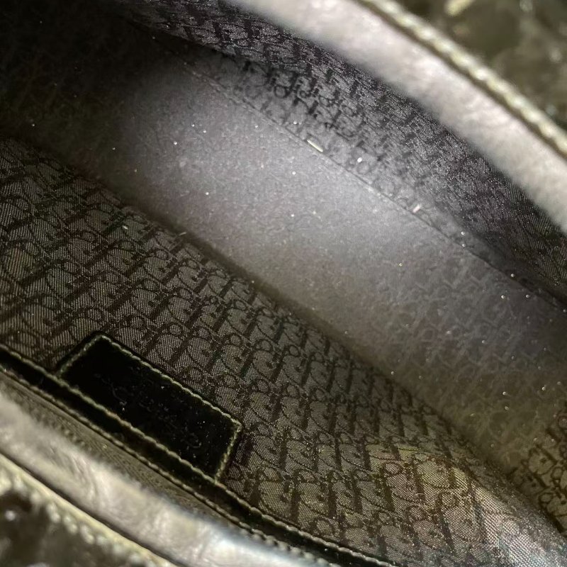 Dior Lady Dior7格漆皮袋-3