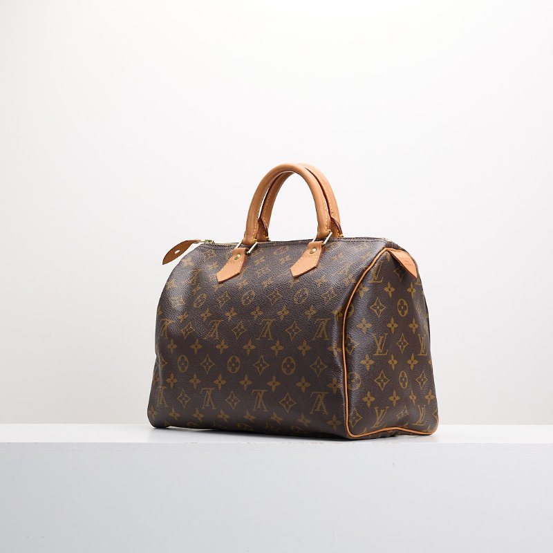 二手 lv speedy 30老花手提款-2