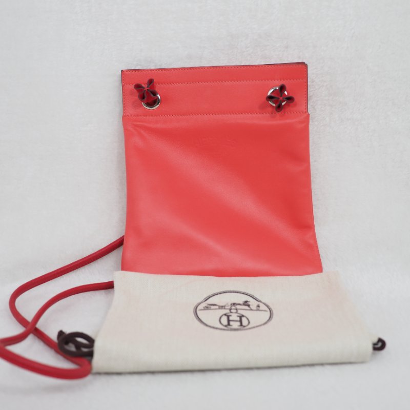 HERMES Aline 紅色斜孭袋-10