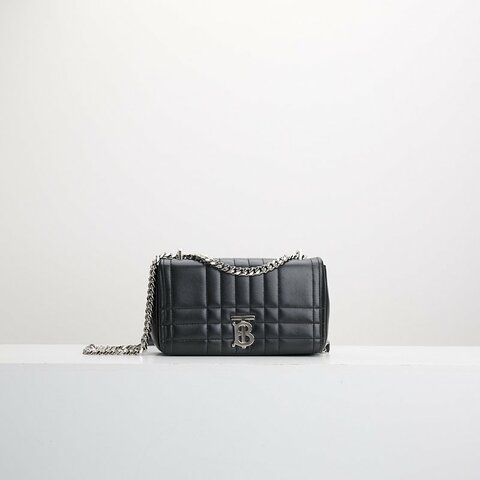 二手Burberry Lola 小號鍊包/黑銀