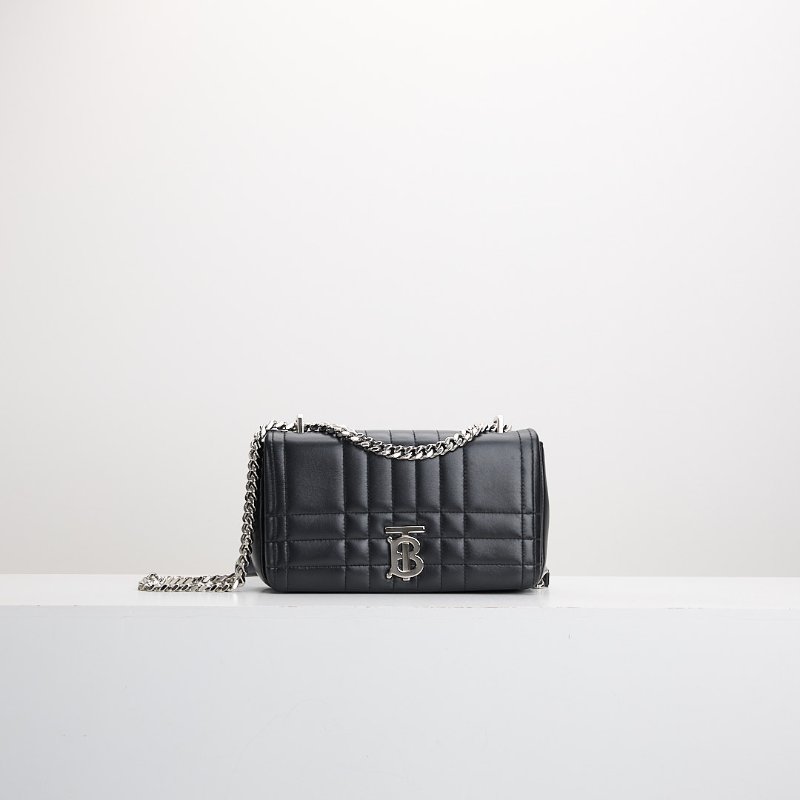 二手Burberry Lola 小號鍊包/黑銀-0