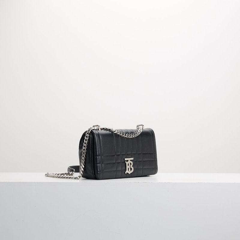 二手Burberry Lola 小號鍊包/黑銀-1