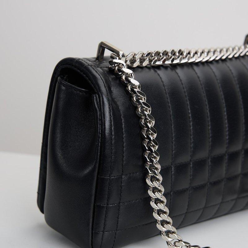 二手Burberry Lola 小號鍊包/黑銀-8