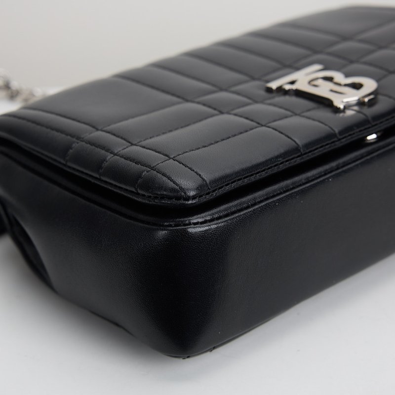 二手Burberry Lola 小號鍊包/黑銀-10