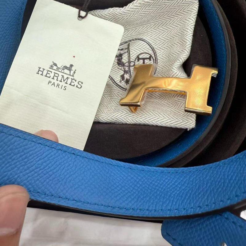 Hermes.H belt 女款mini 康康constance皮帶-1