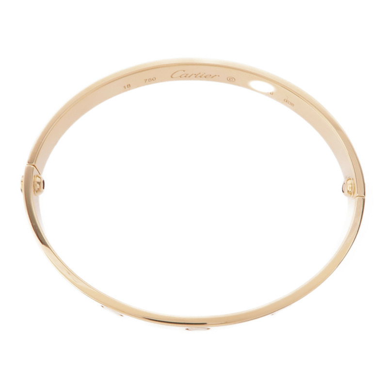 CARTIER 18K黃金Love Bracelet手鐲Cartier#18-3