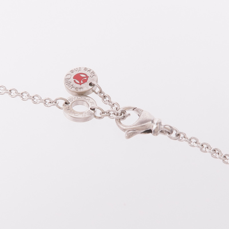 BVLGARI 925純銀/陶瓷Save The Children Bracelet手鏈-4