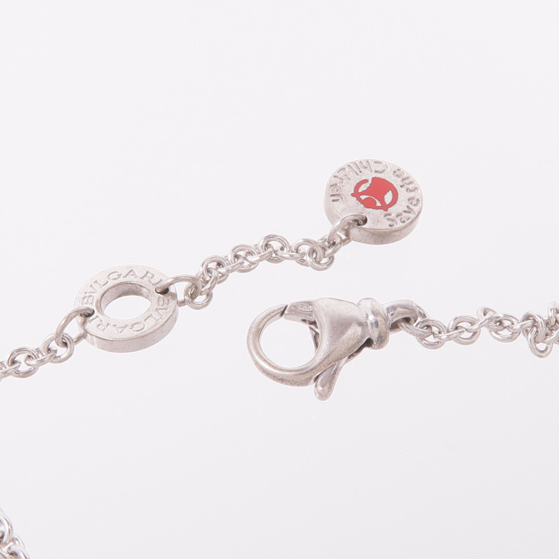 BVLGARI 925純銀/陶瓷Save The Children Bracelet手鏈-5