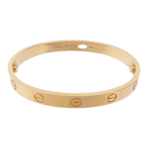 CARTIER 18K黃金Love Bracelet手鐲Cartier#17