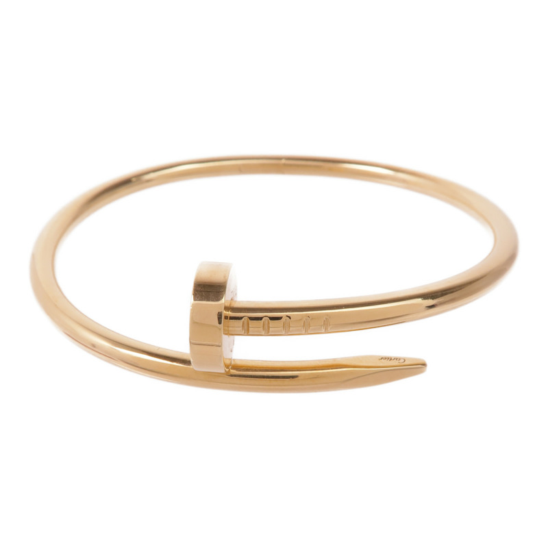 CARTIER 18K玫瑰金Juste un Clou手鐲Cartier#16-0
