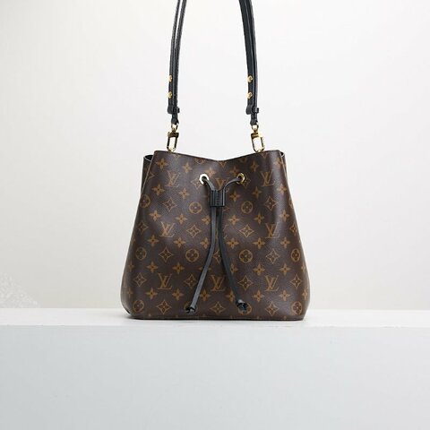 二手Lv neonoe mm黑桶/晶片款