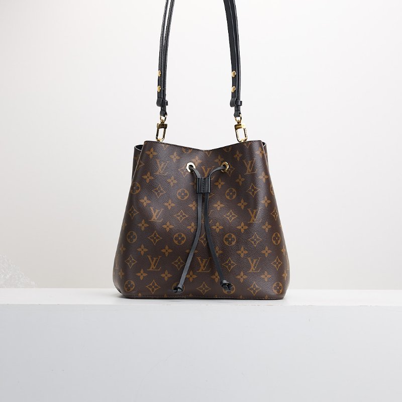 二手Lv neonoe mm黑桶/晶片款-0