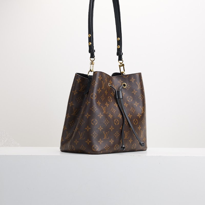 二手Lv neonoe mm黑桶/晶片款-1