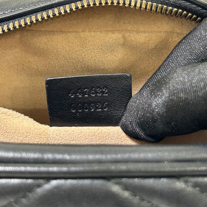 Gucci Marmont 雙 G 相機包斜背包-3