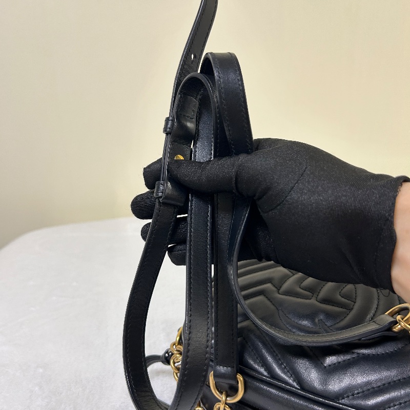 Gucci Marmont 雙 G 相機包斜背包-29