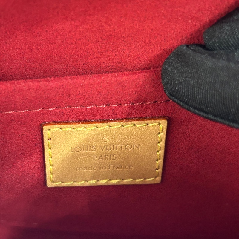 LV Tambourine 老花馬鞍包肩背包-3