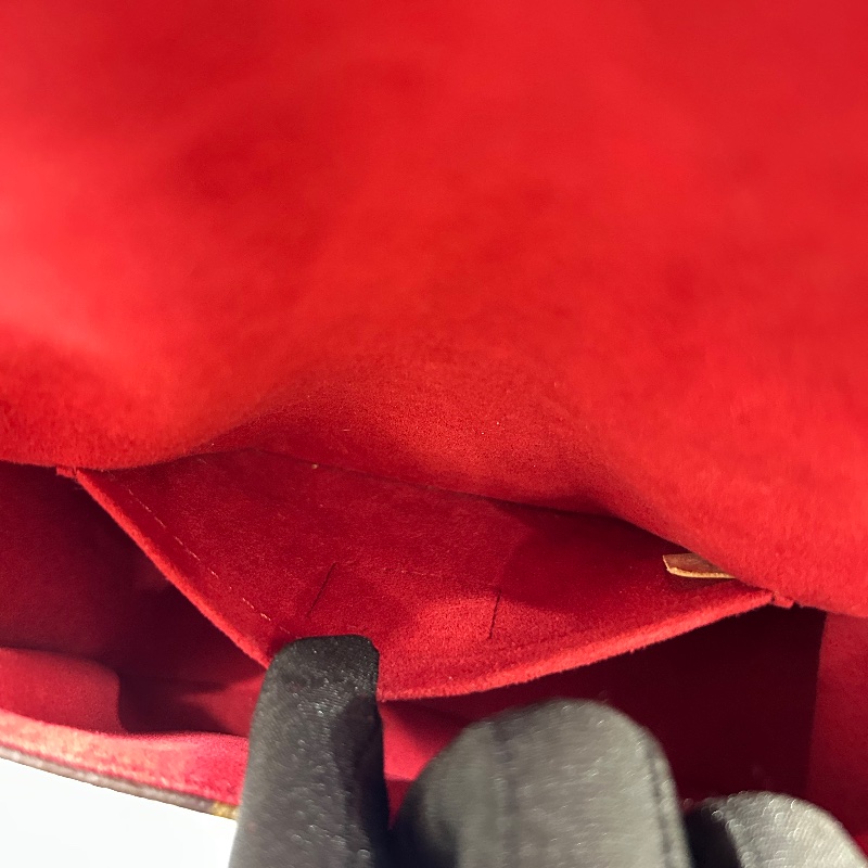 LV Tambourine 老花馬鞍包肩背包-20