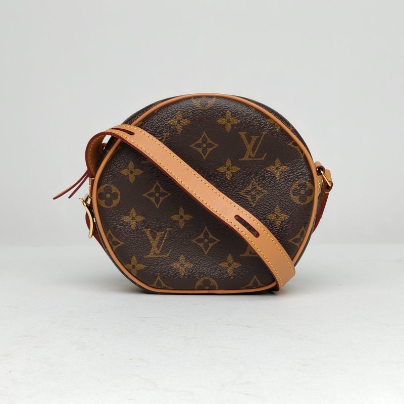 LOUIS VUITTON BOITECHAPEAUSOUPLE軟圓餅小號17老花PVC2020肩背包-0