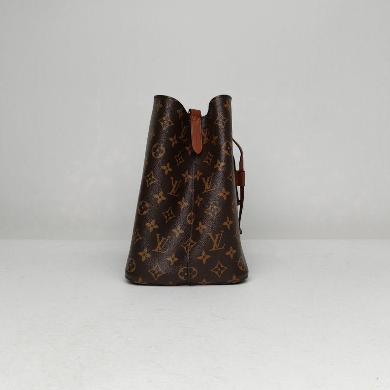 LOUIS VUITTON NÉONOÉ水桶包中號26棕色內裏老花PVC金扣2019肩背包-3