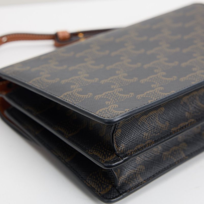 二手Celine woc老花信封包-9