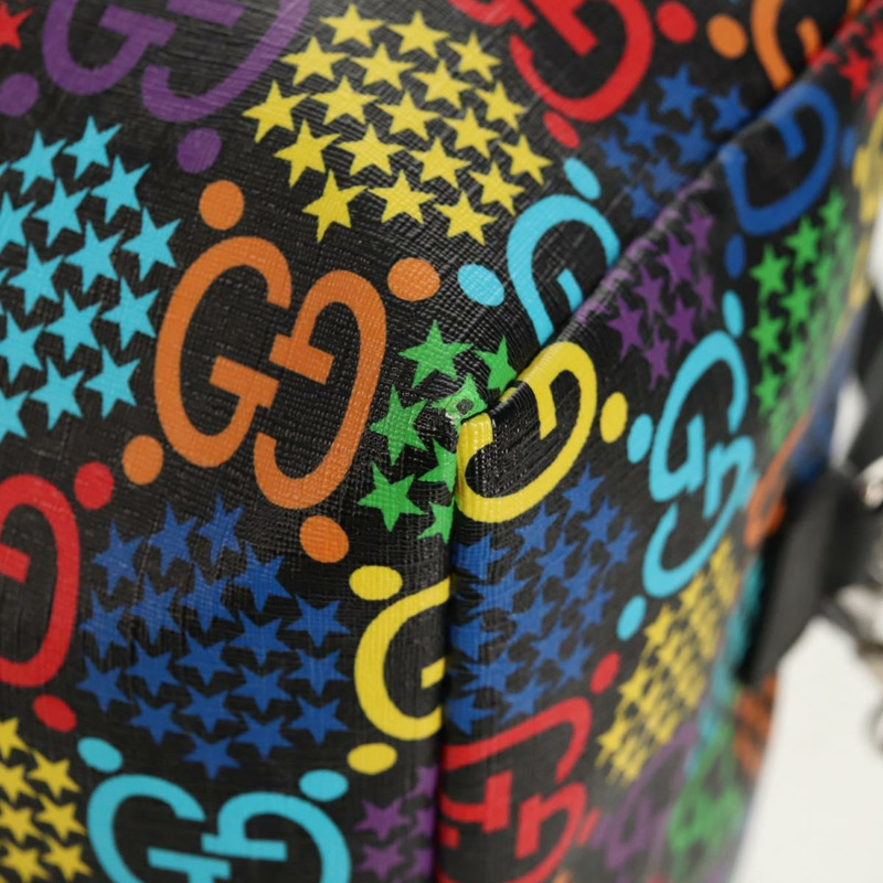 【日本直送】GUCCI GG迷幻波士頓包 PVC材質 兩用 多色 銀色 587866 正品 147573M-16