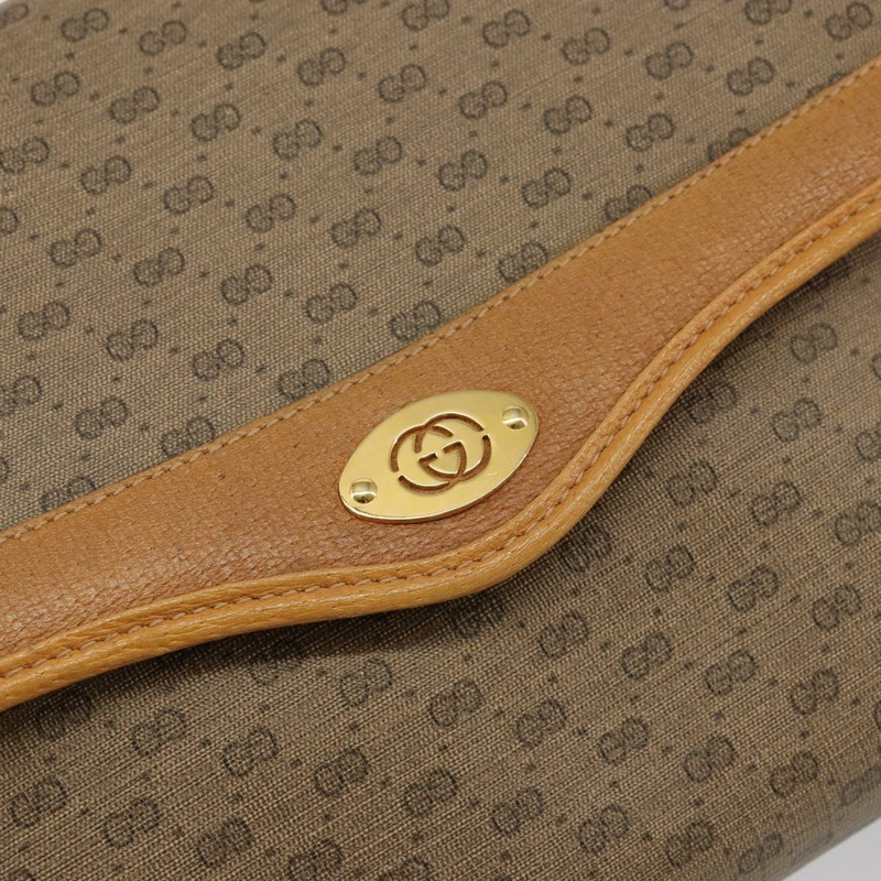 【日本直送】GUCCI Micro GG Supreme 單肩包 PVC 金 米色 正品 ep11768-16