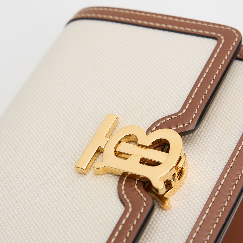 二手Burberry TB mini 帆布斜背包-7