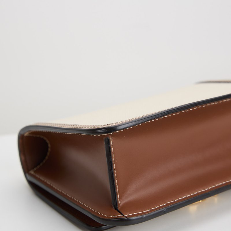 二手Burberry TB mini 帆布斜背包-10