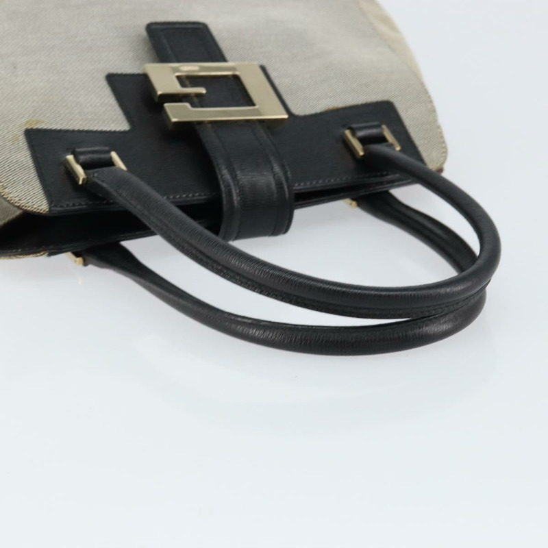 【日本直送】GUCCI 手提包 帆布 皮革 灰色 金色 正品 ep11846-6