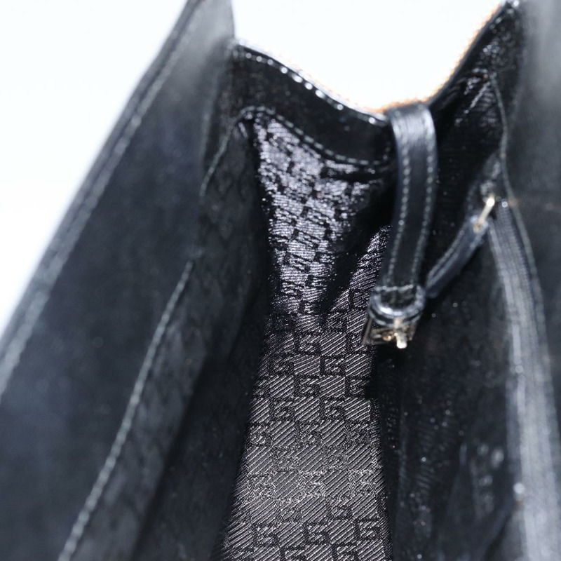 【日本直送】GUCCI 手提包 帆布 皮革 灰色 金色 正品 ep11846-18