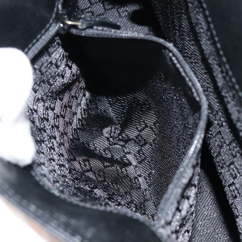 【日本直送】GUCCI 手提包 帆布 皮革 灰色 金色 正品 ep11846-20