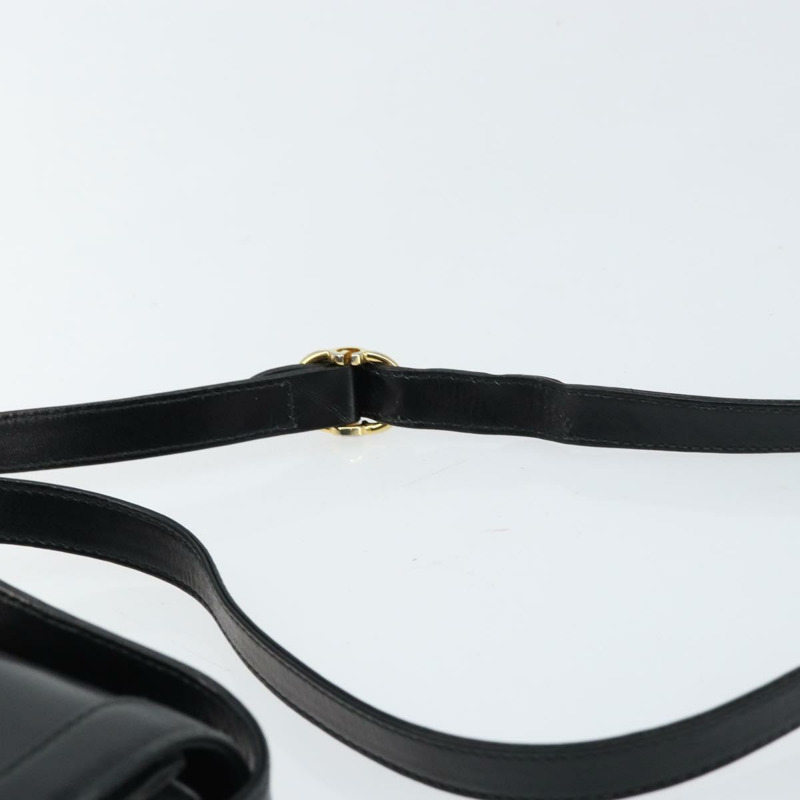 【日本直送】GUCCI 黑色金色皮革單肩包 001 256 1161 正品 ep11851-7