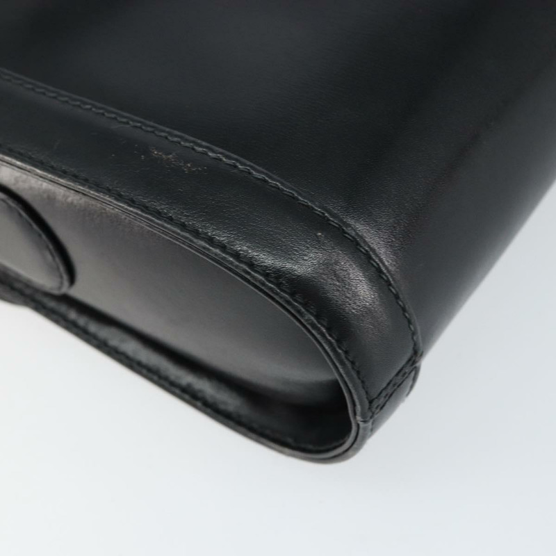 【日本直送】GUCCI 黑色金色皮革單肩包 001 256 1161 正品 ep11851-15