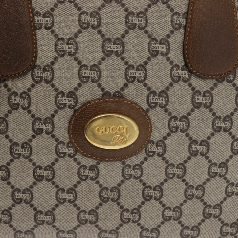 【日本直送】GUCCI GG Plus Supreme 波士頓包 PVC 米色 金色 正品 ep11970-17