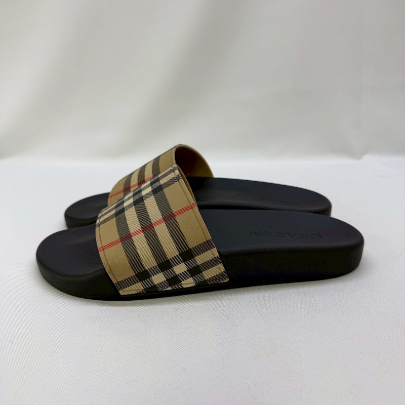 BURBERRY 經典格纹休閒拖鞋-2