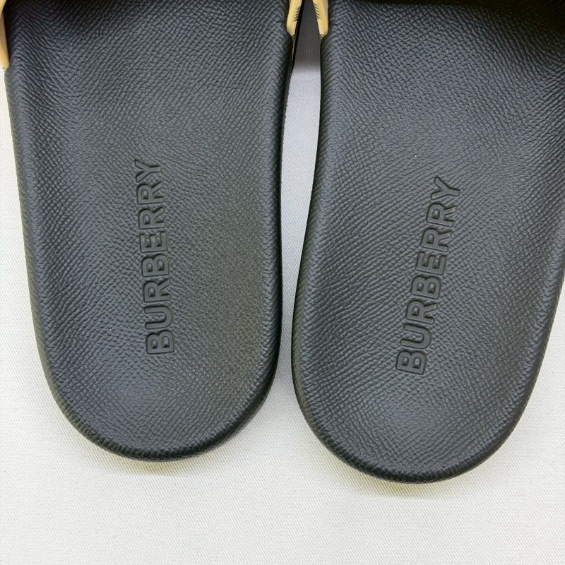 BURBERRY 經典格纹休閒拖鞋-6