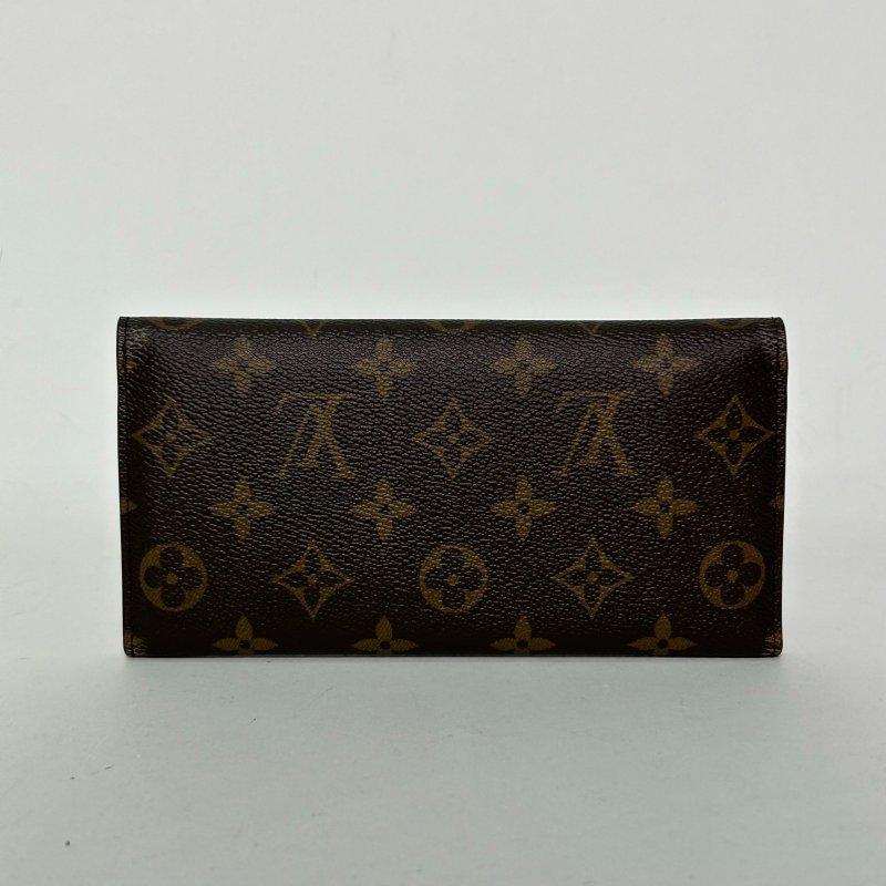 LOUIS VUITTON Sarah豆子錢夾老花老花PVC2016肩背包-2