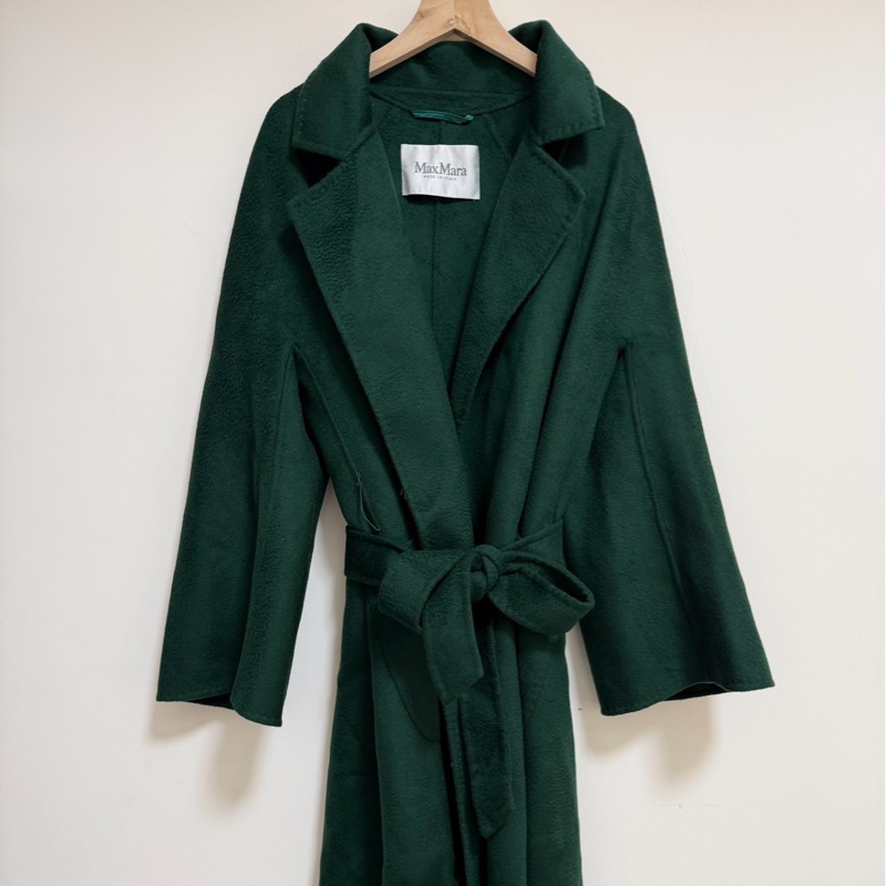 Max Mara 橄欖綠 山羊絨大衣外套 原價近10萬-4