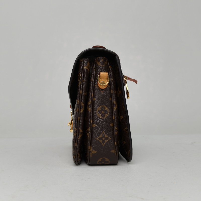 LOUIS VUITTON MetisPochette郵差包老花PVC金扣2017肩背包-1