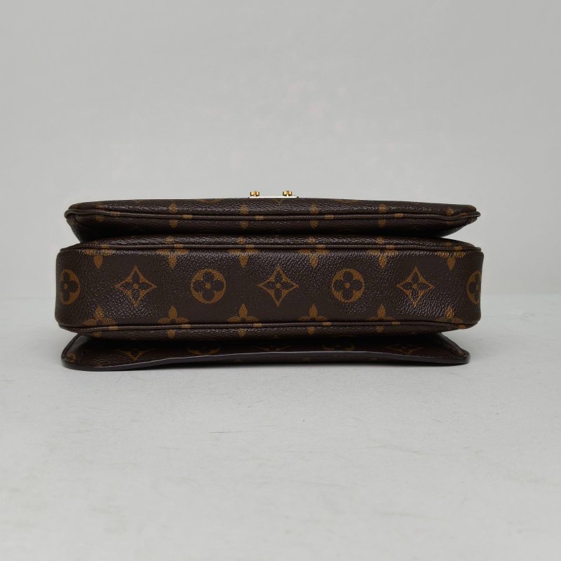 LOUIS VUITTON MetisPochette郵差包老花PVC金扣2017肩背包-4