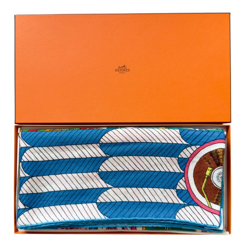 HERMES La Danse des Amazones shawl 140 女騎士之舞 羊絨 圍巾-10