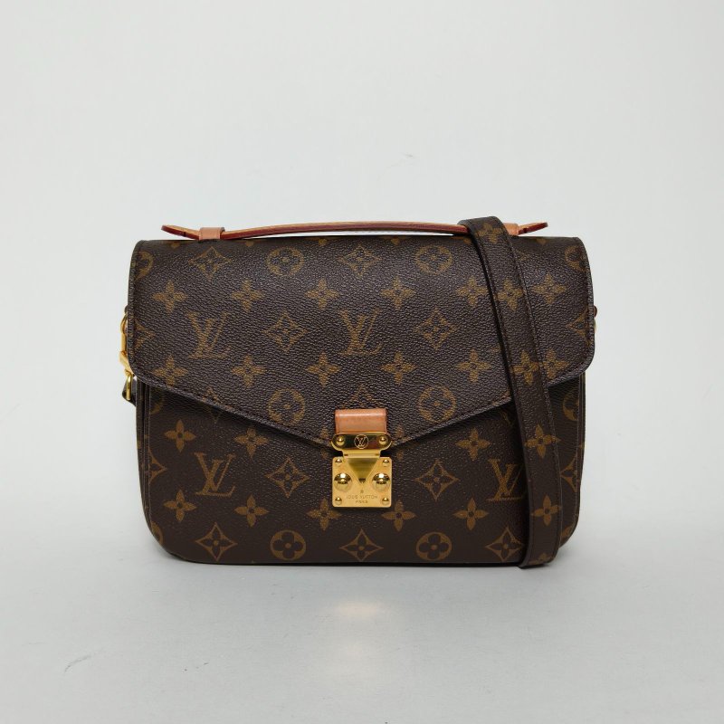 LOUIS VUITTON MetisPochette郵差包老花PVC金扣2020肩背包-0