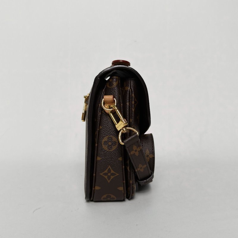 LOUIS VUITTON MetisPochette郵差包老花PVC金扣2020肩背包-1